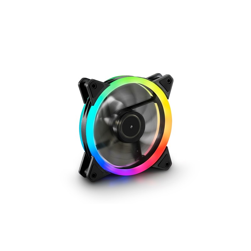 VENTILADOR CAJA SHARKOON SHARK BLADES FAN 120X120X 25,5 MM RGB LED