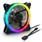 VENTILADOR CAJA SHARKOON SHARK BLADES FAN 120X120X 25,5 MM RGB LED