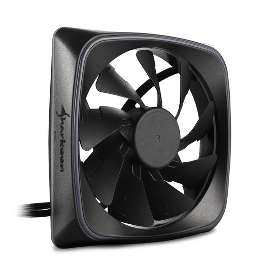 VENTILADOR CAJA SHARKOON SHARK LIGHTS FAN 120X120X 25 MM RGB LED