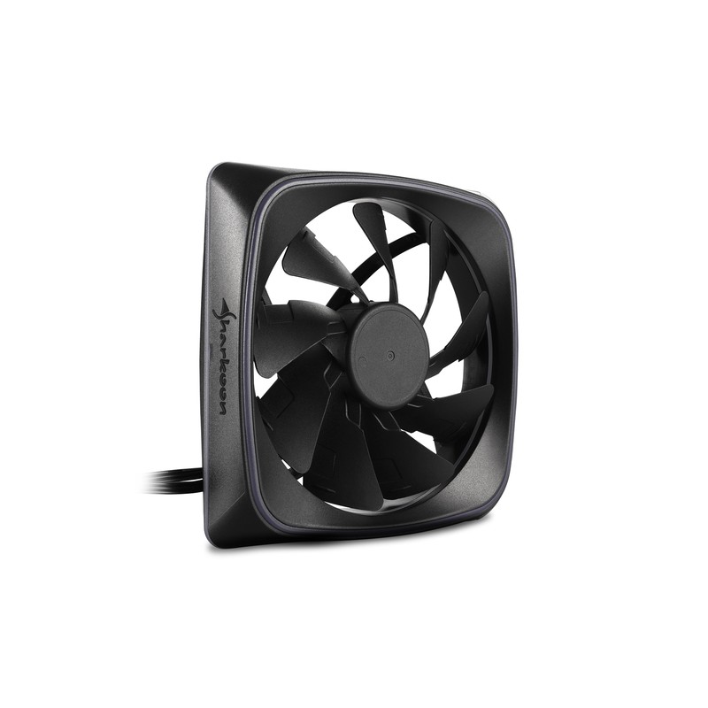 VENTILADOR CAJA SHARKOON SHARK LIGHTS FAN 120X120X 25 MM RGB LED