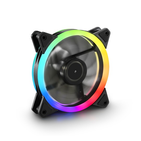 VENTILADOR CAJA SHARKOON SHARK BLADES FAN 120X120X 25,5 MM PWM RGB