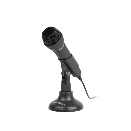 MICROFONO NATEC ADDER OMNIDIRECCIONAL NEGRO