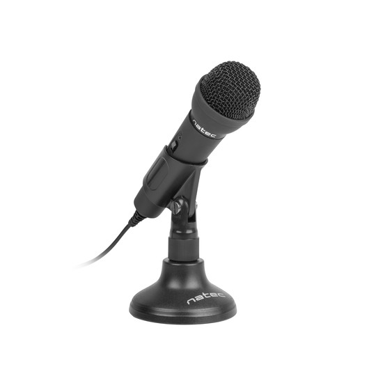 MICROFONO NATEC ADDER OMNIDIRECCIONAL NEGRO