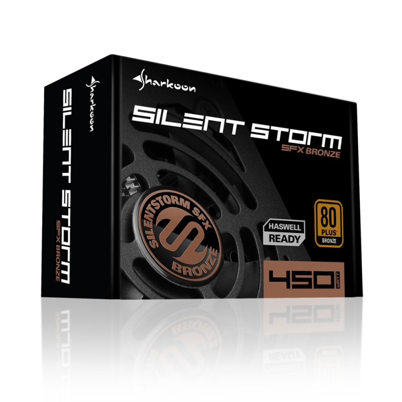 FUENTE ALIMENTACION SHARKOON SILENTSTORM 450W SFX-L 80+ BRONZE
