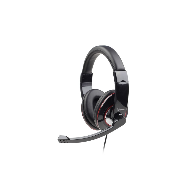 AURICULARES GEMBIRD MICROFONO CONTROL VOL NEGRO  ALAMBRICO