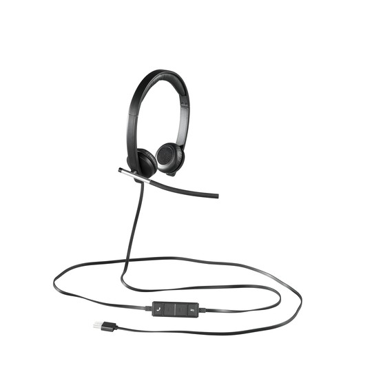 AURICULARES LOGITECH H650e NEGRO MICROFONO ALAMBRICO