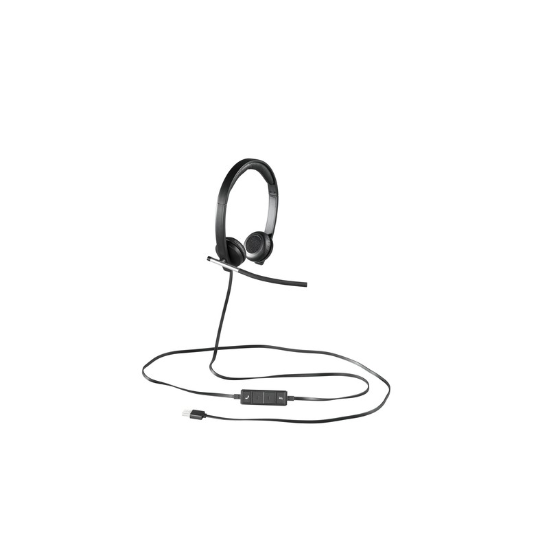 AURICULARES LOGITECH H650e NEGRO MICROFONO ALAMBRICO