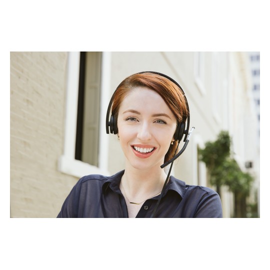 AURICULARES LOGITECH H650e NEGRO MICROFONO ALAMBRICO