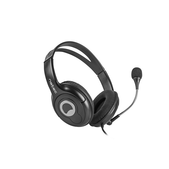 AURICULARES NATEC BEAR 2 CON MICROFONO NEGRO