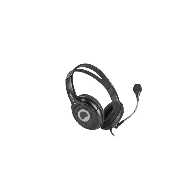AURICULARES NATEC BEAR 2 CON MICROFONO NEGRO