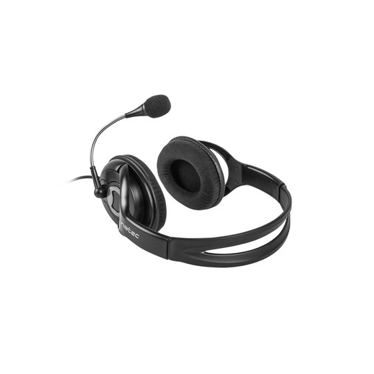 AURICULARES NATEC BEAR 2 CON MICROFONO NEGRO