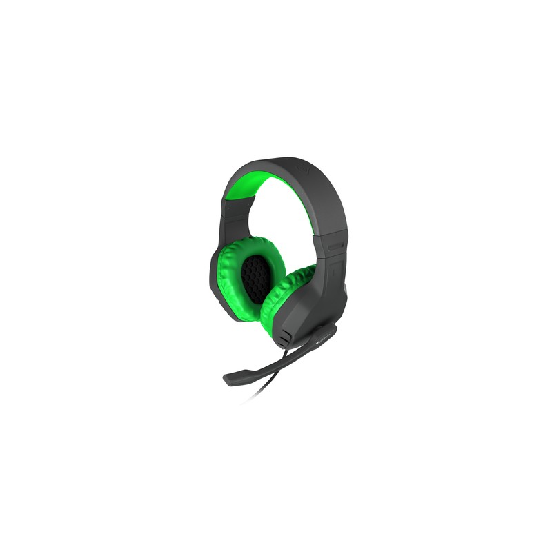 AURICULARES GAMING GENESIS ARGON 200 2.0 MINI JACK NEGRO-VERDE