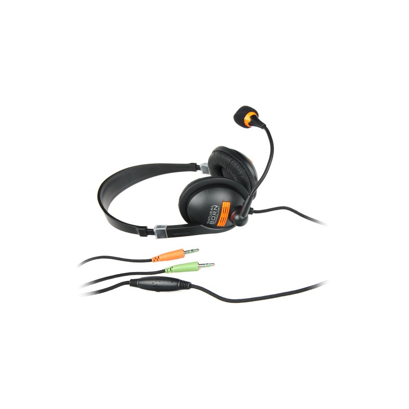 AURICULARES NATEC DRONE CON MICROFONO NEGRO