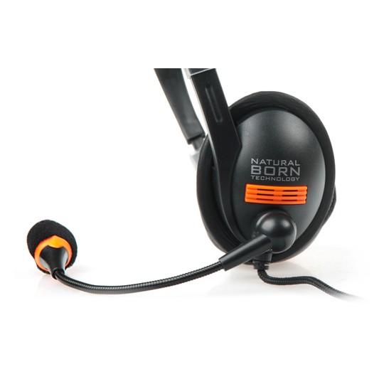 AURICULARES NATEC DRONE CON MICROFONO NEGRO