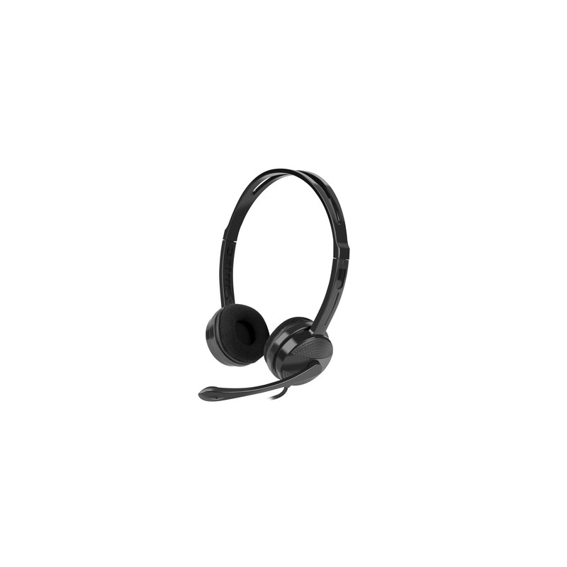 AURICULARES NATEC CANARY CON MICROFONO NEGROS