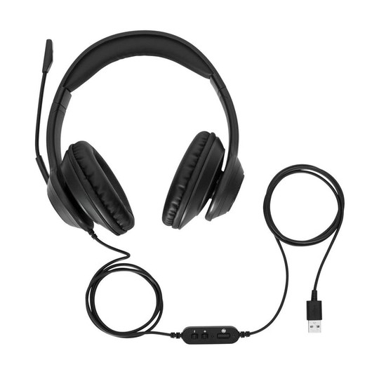 AURICULARES STEREO TARGUS ALAMBRICO NEGRO