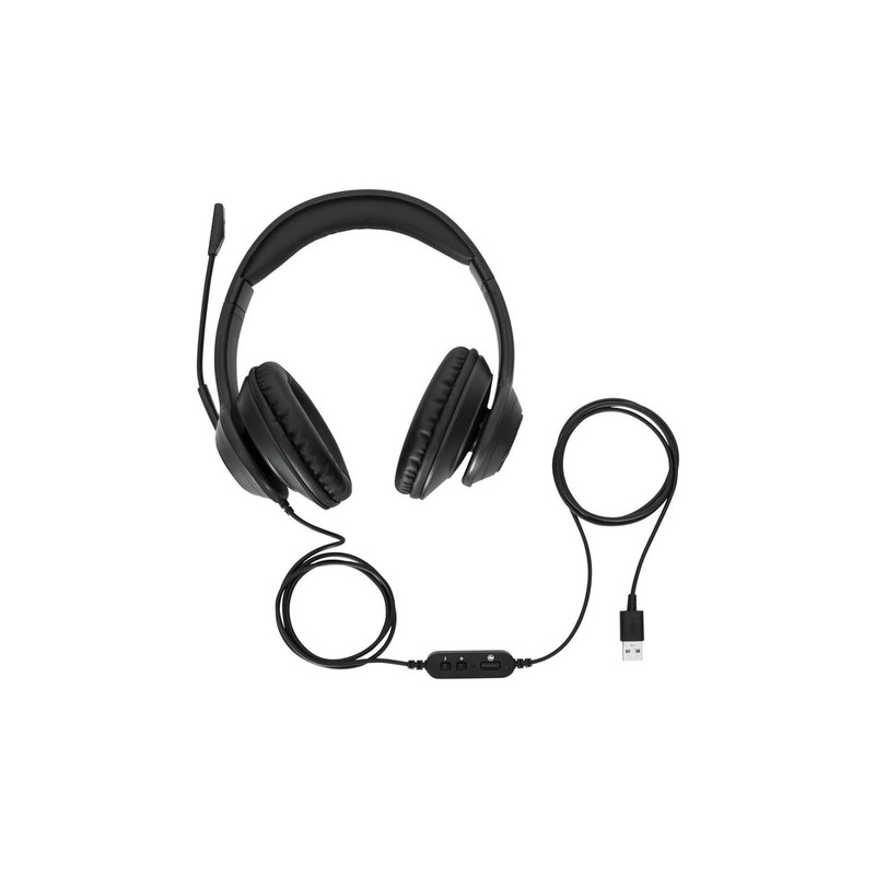 AURICULARES STEREO TARGUS ALAMBRICO NEGRO