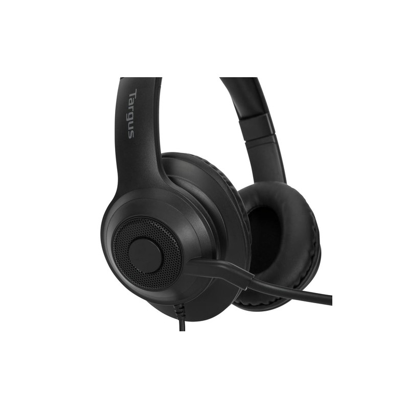 AURICULARES STEREO TARGUS ALAMBRICO NEGRO