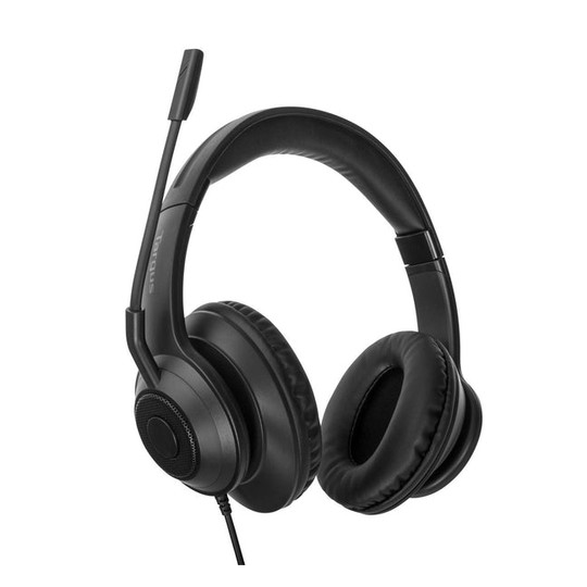 AURICULARES STEREO TARGUS ALAMBRICO NEGRO