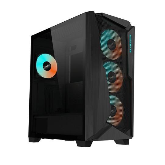 CAJA GAMING GIGABYTE AC301GW ATX 2XUSB3.0 1XUSBC RGB S/F NEGRO