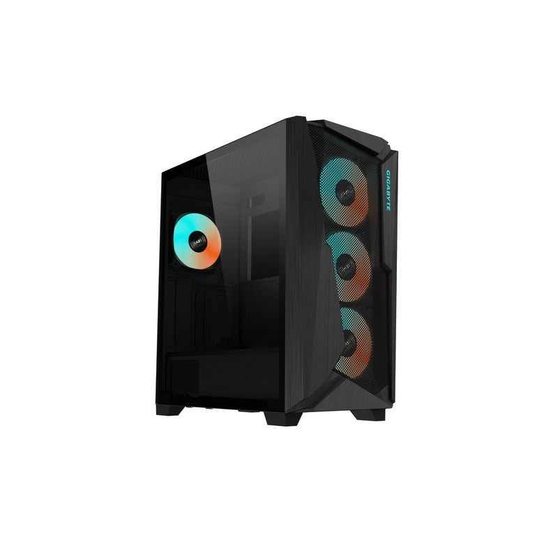 CAJA GAMING GIGABYTE AC301GW ATX 2XUSB3.0 1XUSBC RGB S/F NEGRO