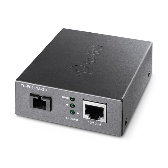 CONVERSOR MEDIOS TP LINK TL-FC111A-20 MONO MODE WDM A SC - RJ45 FAST 20KM