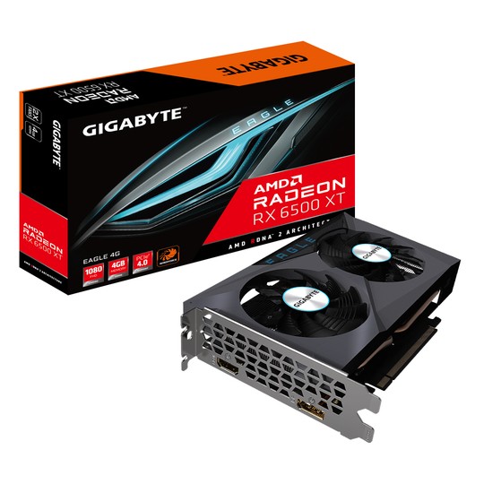 TARJETA GRAFICA GIGABYTE RADEON RX 6500 XT EAGLE 4GB