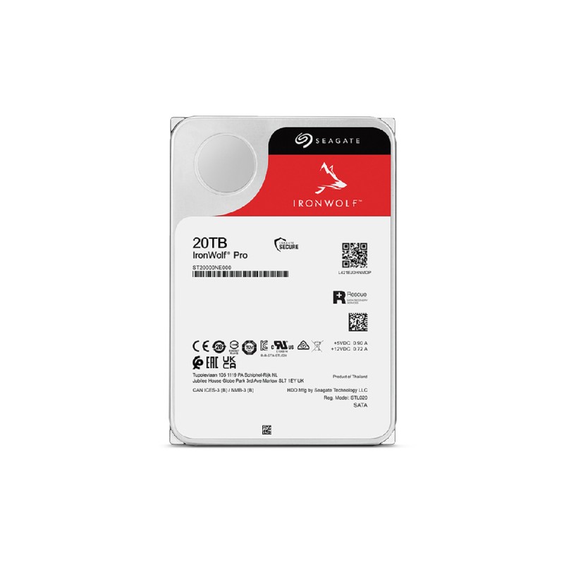DISCO SEAGATE IRONWOLF PRO 20TB 3.5 SATA 6GB/S
