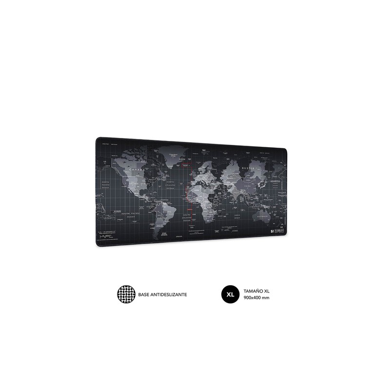 ALFOMBRILLA SUBBLIM MOUSEPAD WORLD XL