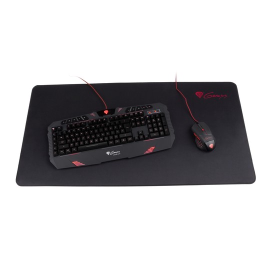 ALFOMBRILLA GAMING GENESIS CARBON 500 MAXI 900X450MM LOGO