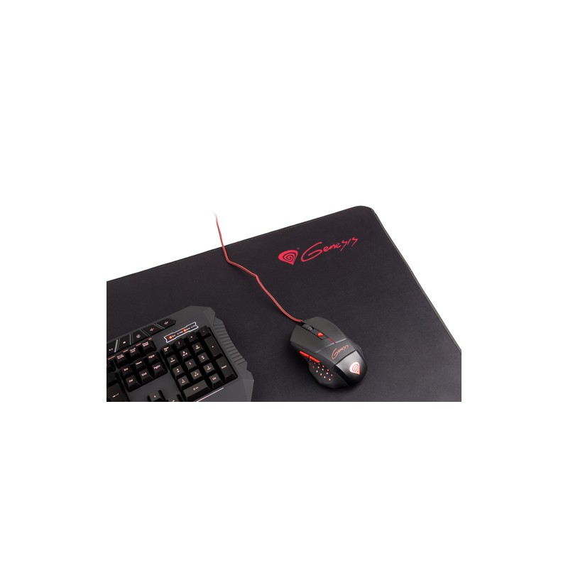 ALFOMBRILLA GAMING GENESIS CARBON 500 MAXI 900X450MM LOGO