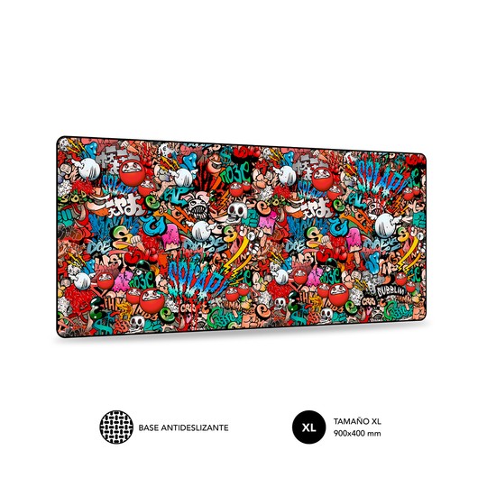 ALFOMBRILLA SUBBLIM GRAFFITI XL MOUSE PAD