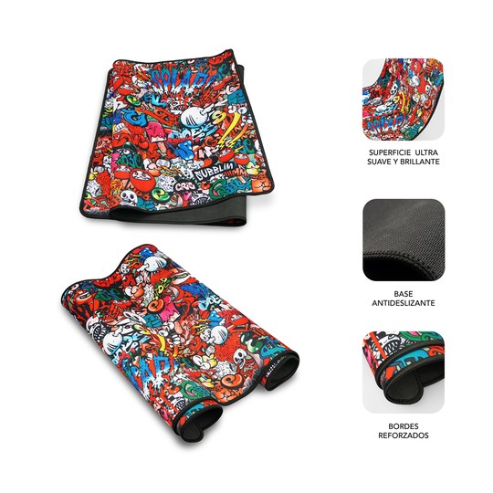 ALFOMBRILLA SUBBLIM GRAFFITI XL MOUSE PAD