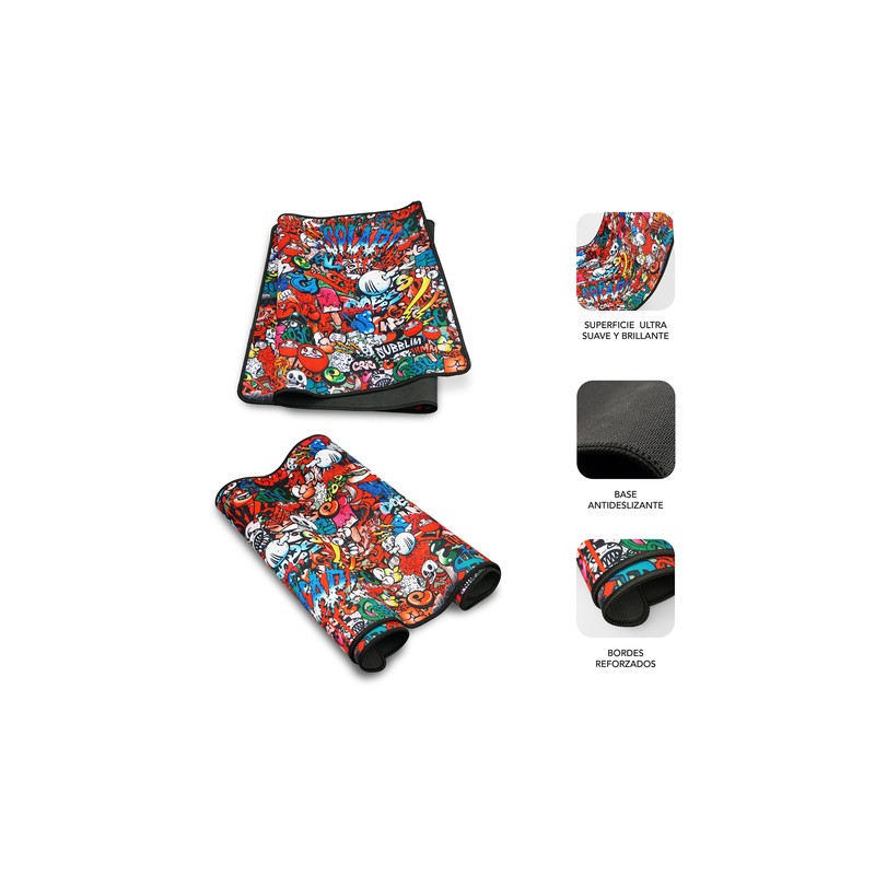 ALFOMBRILLA SUBBLIM GRAFFITI XL MOUSE PAD