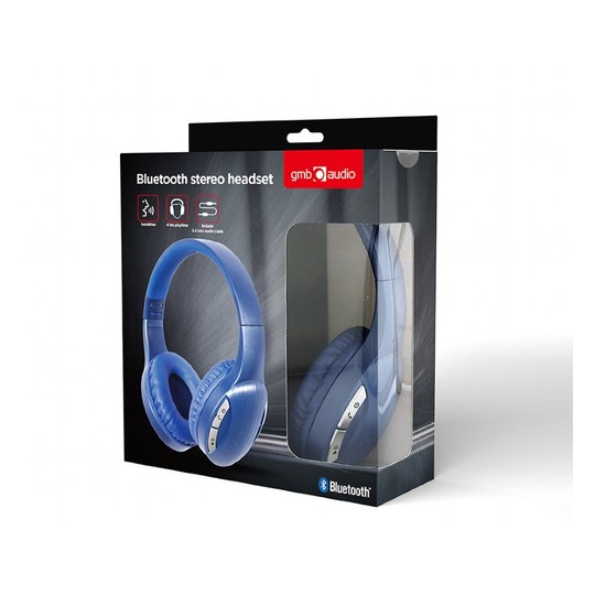 AURICULARES GEMBIRD  ESTERO BLUETOOTH AZUL