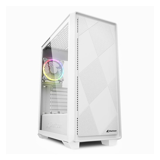 CAJA SHARKOON ATX MIDI VS8 RGB BLANCA