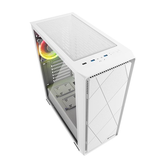 CAJA SHARKOON ATX MIDI VS8 RGB BLANCA