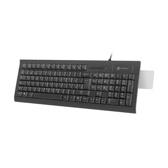TECLADO NATEC MORAY CON LECTOR DE TARJETAS INTELIGENTES 105 TECLAS