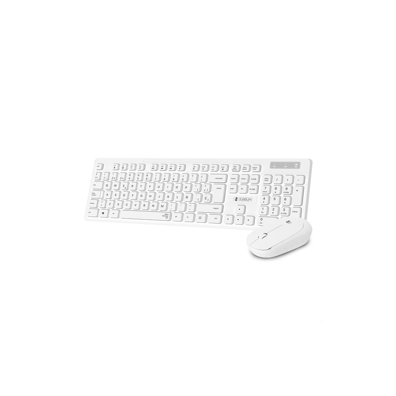 COMBO TECLADO RATON SUBBLIM BUSINESS SLIM SILENCIOSO INALAMBRICO 2.4G B