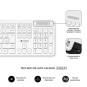 COMBO TECLADO RATON SUBBLIM BUSINESS SLIM SILENCIOSO INALAMBRICO 2.4G B