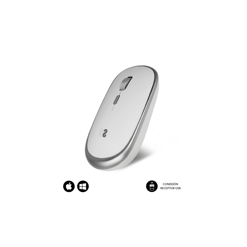 RATON SUBBLIM WIRELESS MINI MOUSE SILVER