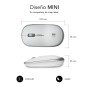 RATON SUBBLIM WIRELESS MINI MOUSE SILVER