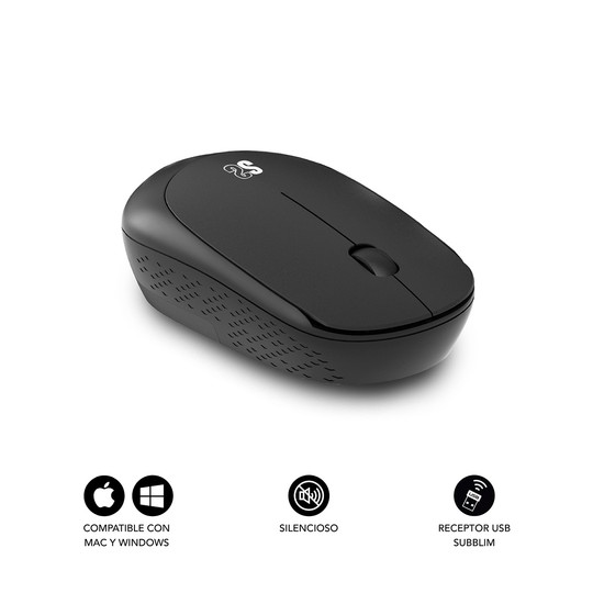 RATON SUBBLIM BUSINESS PLUS SILENCIOSO INALA?MBRICO 2.4G 1200 DPI