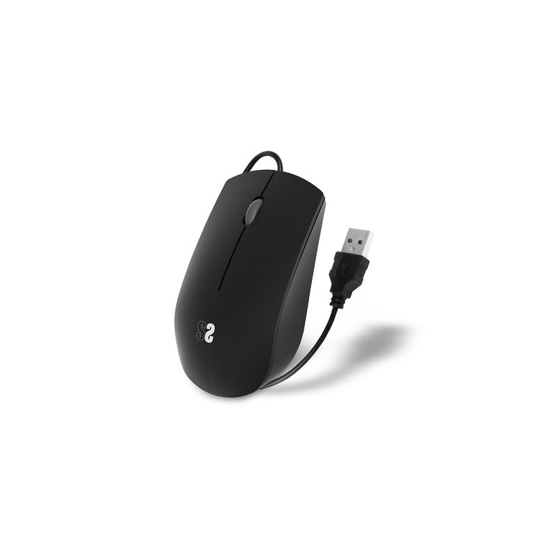 RATON SUBBLIM BUSINESS SILENCIOSO CON CABLE USB 1200 DPI