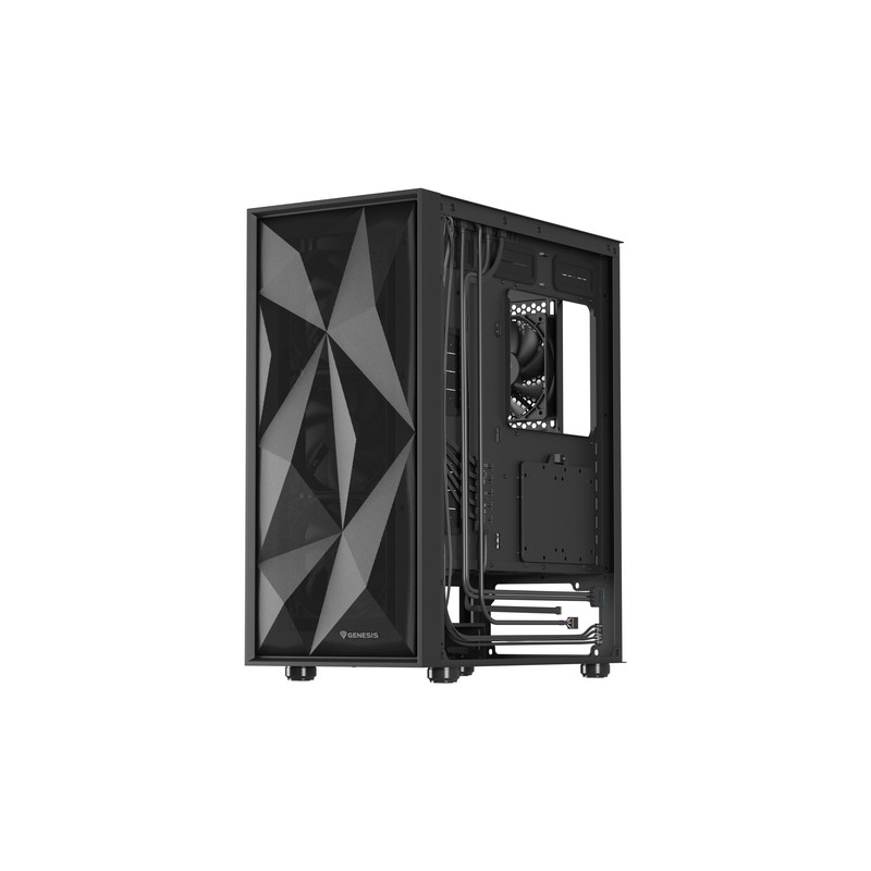 CAJA GAMING GENESIS DIAXID 605F ATX MEDIATORRE 1XUSB-C 2XUSB3.0 NEGRO SIN FUENTE