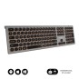 TECLADO SUBBLIM KEYBOARD BLUETOOTH MASTER ILUMINADO EXT GREY/BLACK