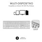 TECLADO SUBBLIM KEYBOARD BLUETOOTH PURE EXTENDED SILVER