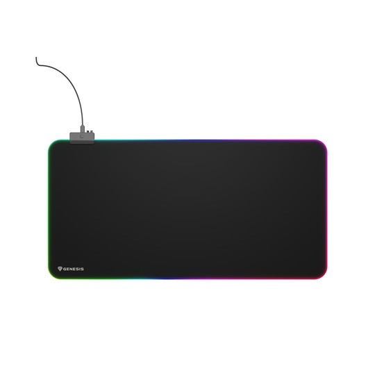 ALFOMBRILLA GENESIS BORON 500 XXL RGB LOGO 800X400 MM