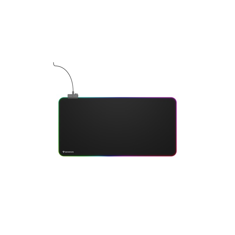 ALFOMBRILLA GENESIS BORON 500 XXL RGB LOGO 800X400 MM