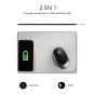 CARGADOR SUBBLIM MOUSEPAD WIRELESS CHARGER ALUMINUM SILVER 10W